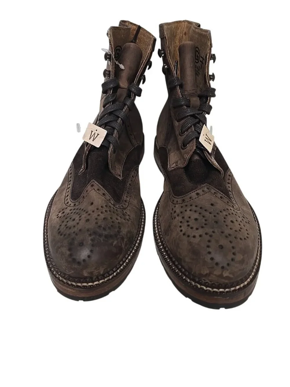 Circle G Men's Round Toe Lace Up Chukka Boot Chocolate Size 10E - Picture 5 of 7